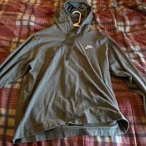 Gray Nike Hoodie Medium